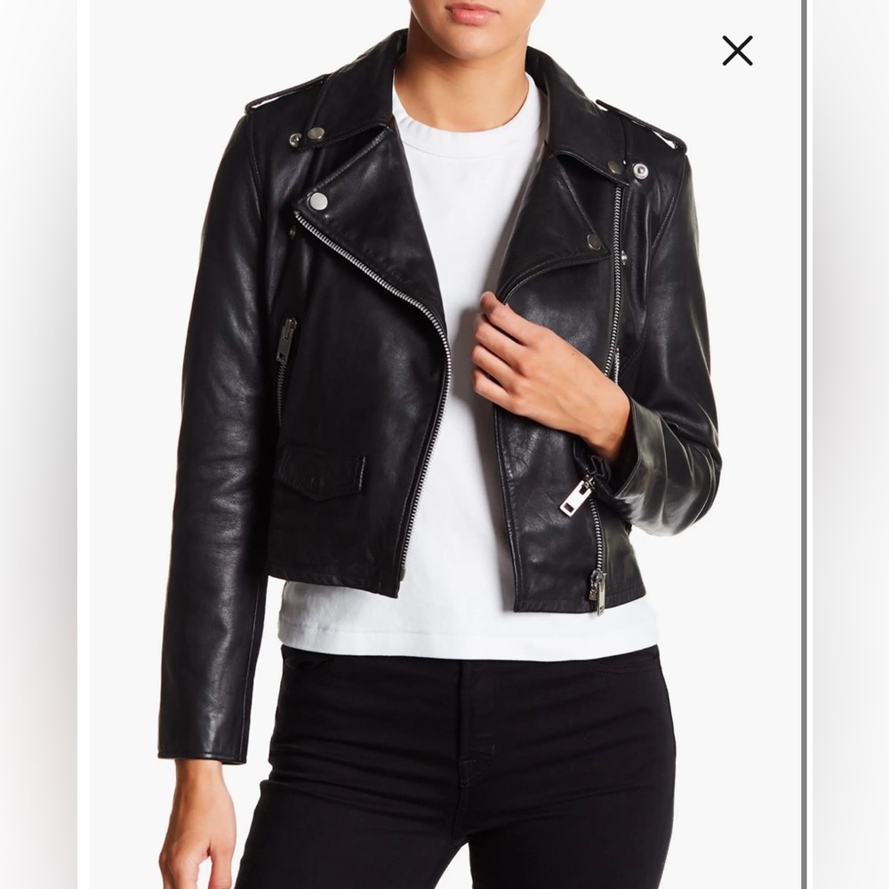 NWT - Walter Baker - Liz Leather Jacket - L